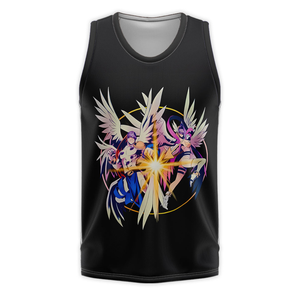 Digimon Adventure Angemon And Angewomon Shining Black Burst Anime Apparel