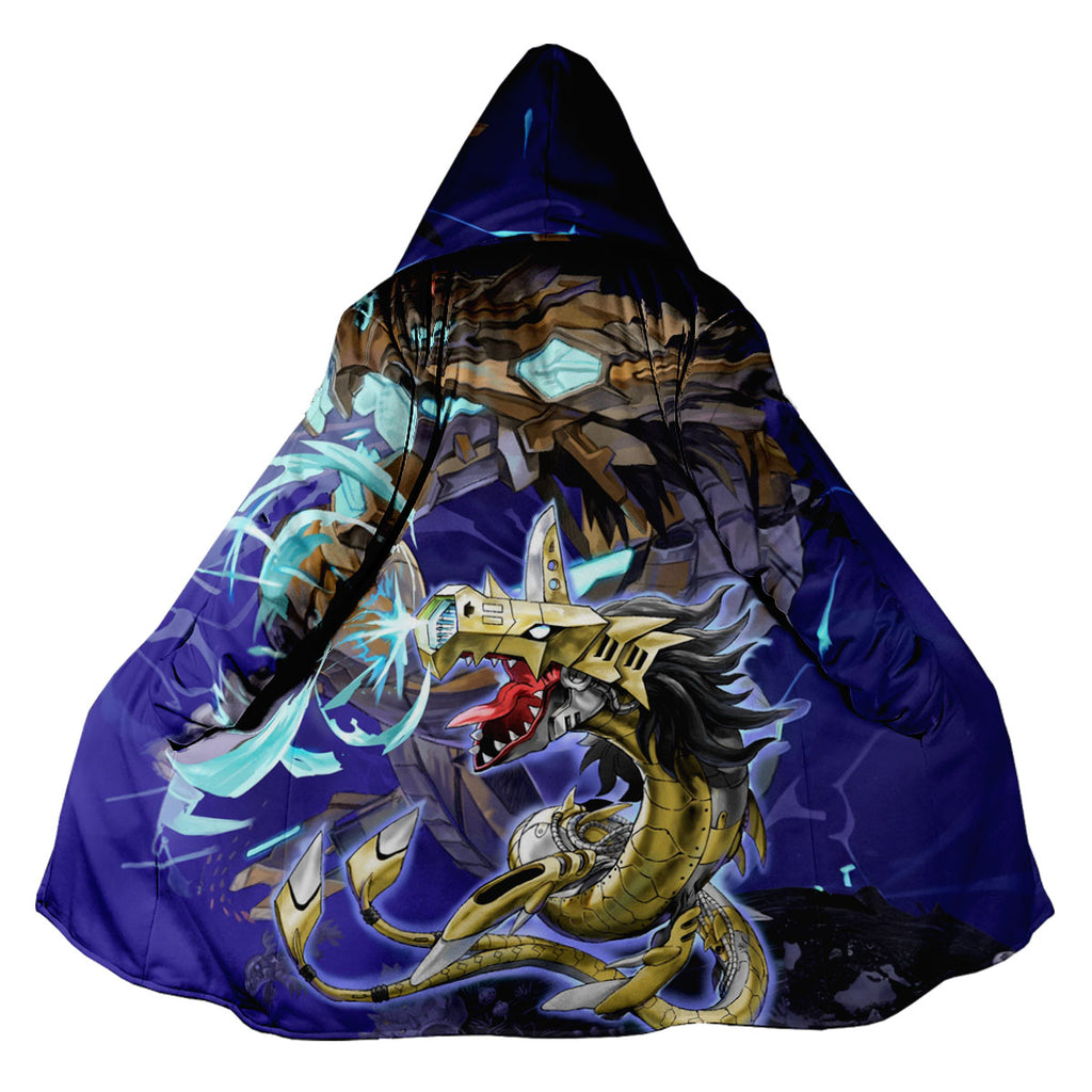 Digimon Adventure Gigaseadramon Attacking Metal Seadramon Battle Anime Apparel