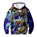 Digimon Adventure Gigaseadramon Attacking Metal Seadramon Battle Anime Apparel