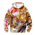 Digimon Adventure Golden Wargreymon Engulfed In Flames Anime Apparel