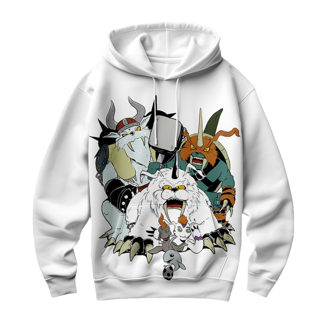 Digimon Adventure Gomamon Evolution Squad White Anime Apparel