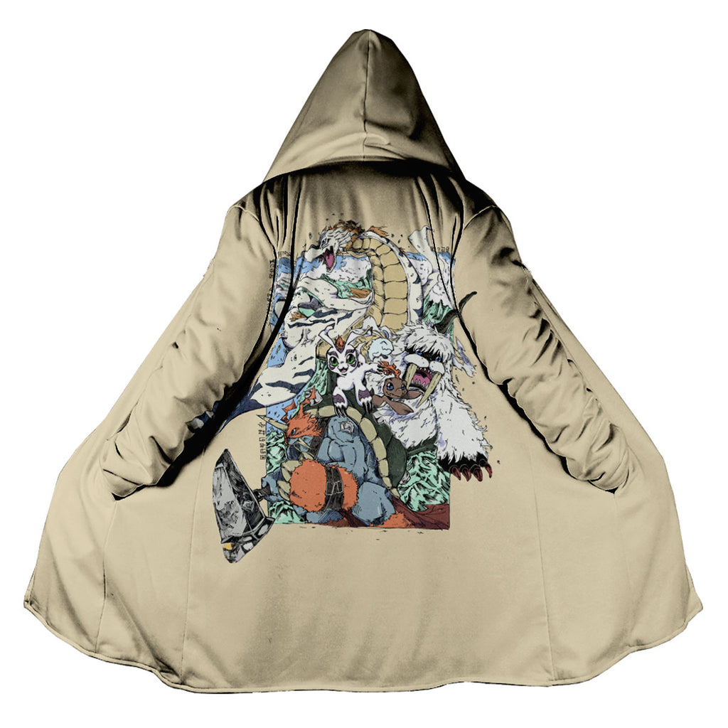 Digimon Adventure Gomamon Ikkakumon Vibrant Multicolored Illustration Anime Apparel