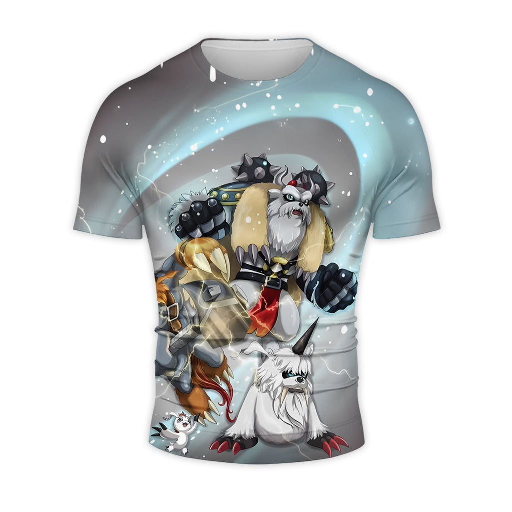 Digimon Adventure Gomamon With Blue Evolved Form Standing Anime Apparel