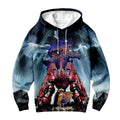 Digimon Adventure Greymon Red Agumon Standing Together Anime Apparel