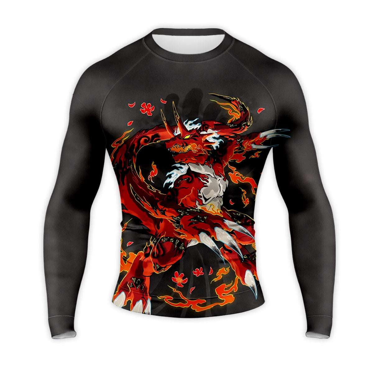 Digimon Adventure Growmon Engulfed In Flames Anime Apparel