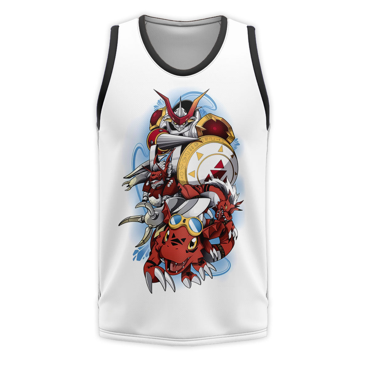 Digimon Adventure Guilmon Blue Evolution Line Anime Apparel