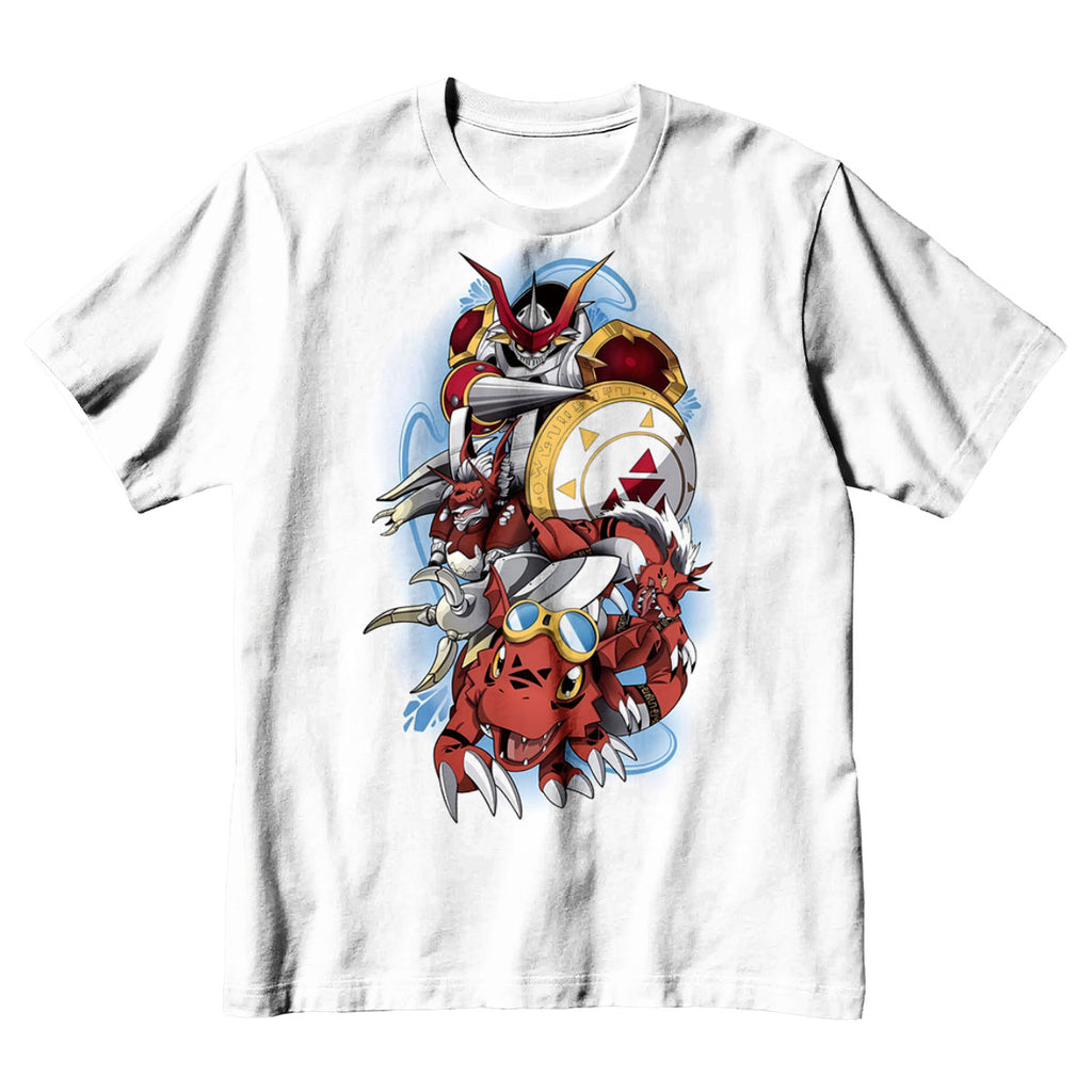 Digimon Adventure Guilmon Blue Evolution Line Anime Apparel