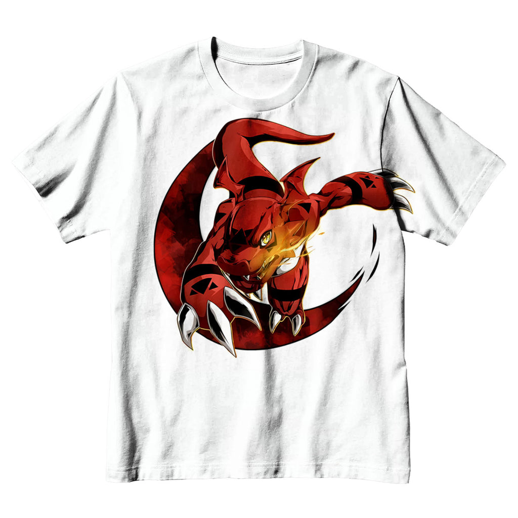 Digimon Adventure Guilmon Charging Red Energy Anime Apparel