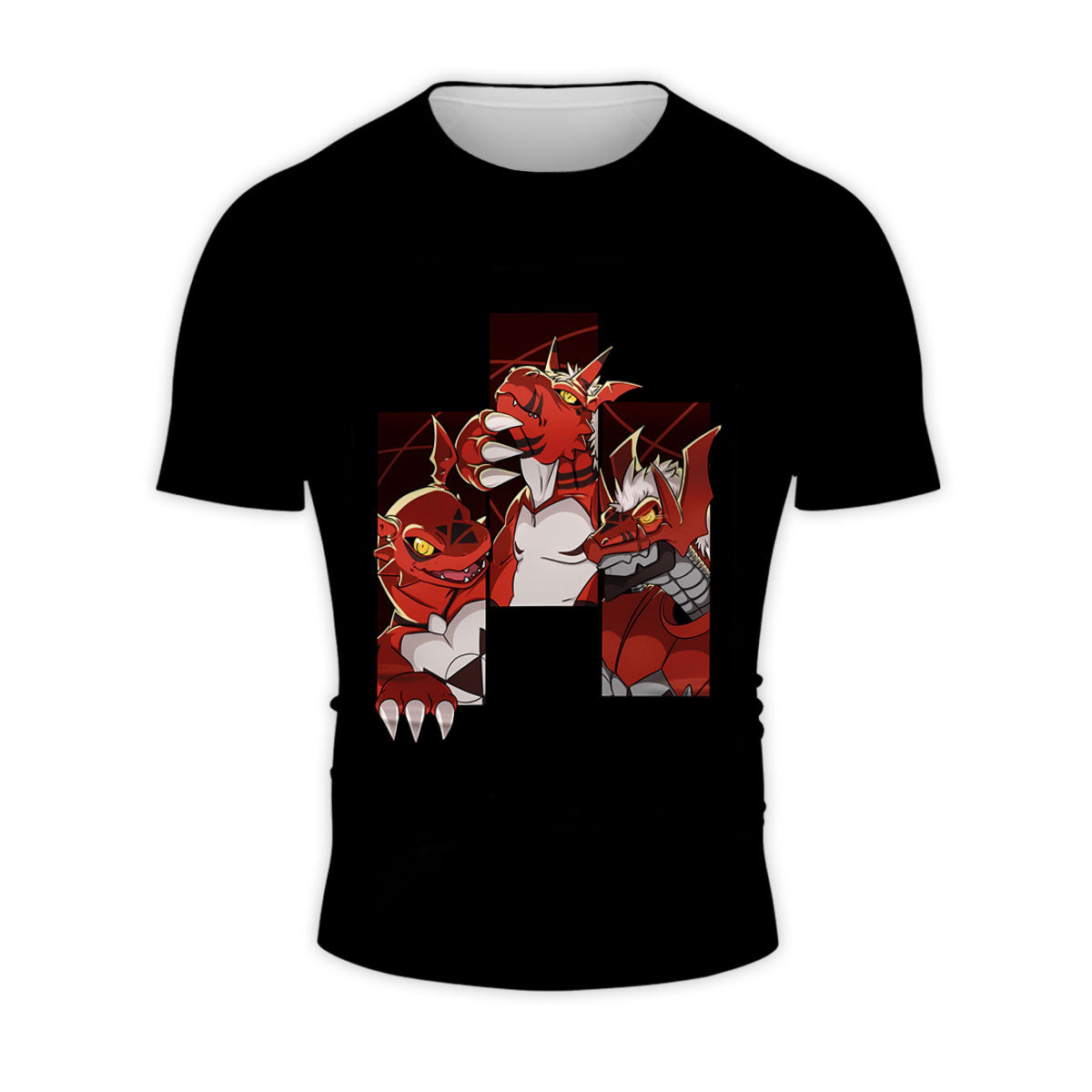 Digimon Adventure Guilmon Fierce Battle Illustration Anime Apparel