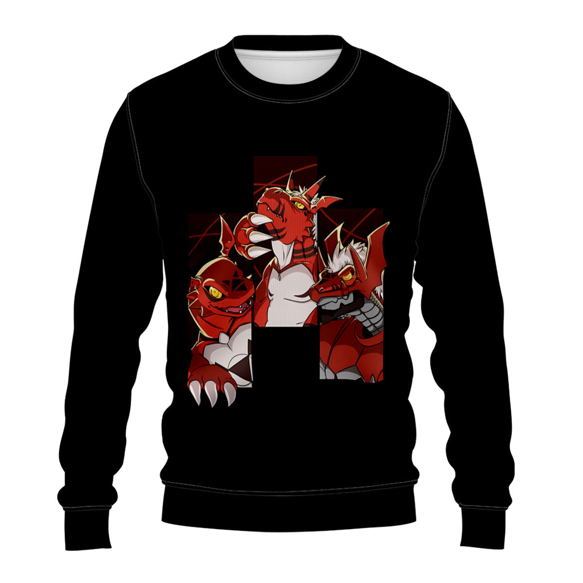Digimon Adventure Guilmon Fierce Battle Illustration Anime Apparel