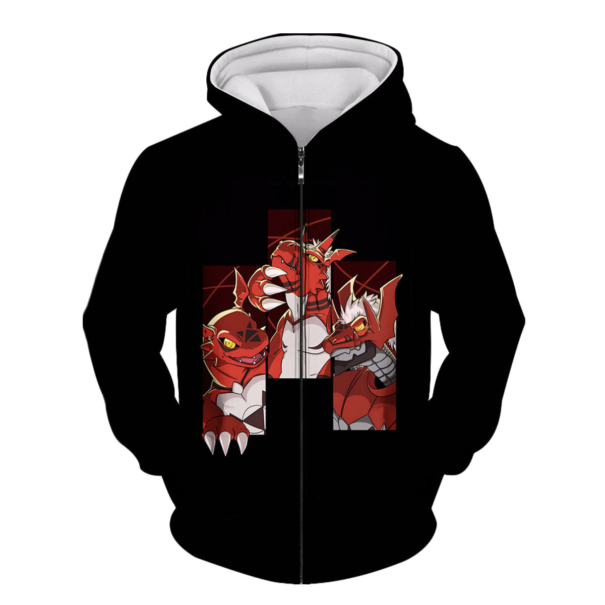 Digimon Adventure Guilmon Fierce Battle Illustration Anime Apparel