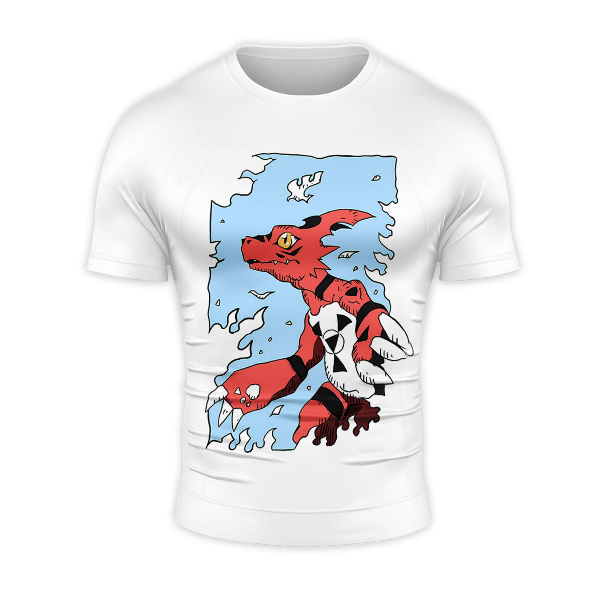 Digimon Adventure Guilmon Red And Black Dragon Anime Apparel
