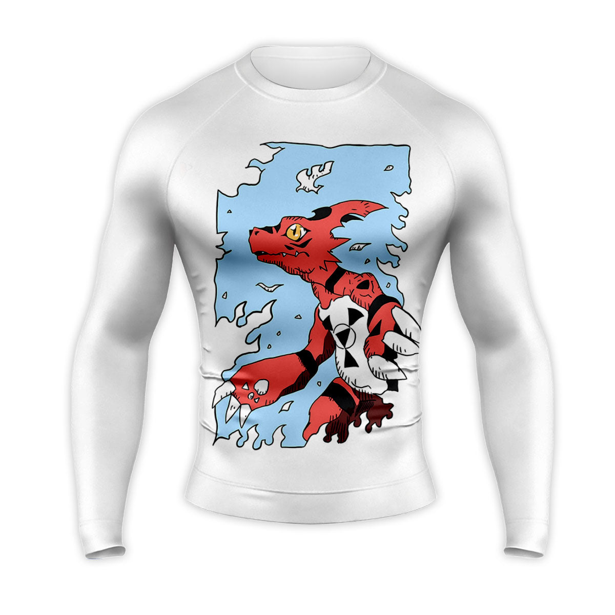 Digimon Adventure Guilmon Red And Black Dragon Anime Apparel