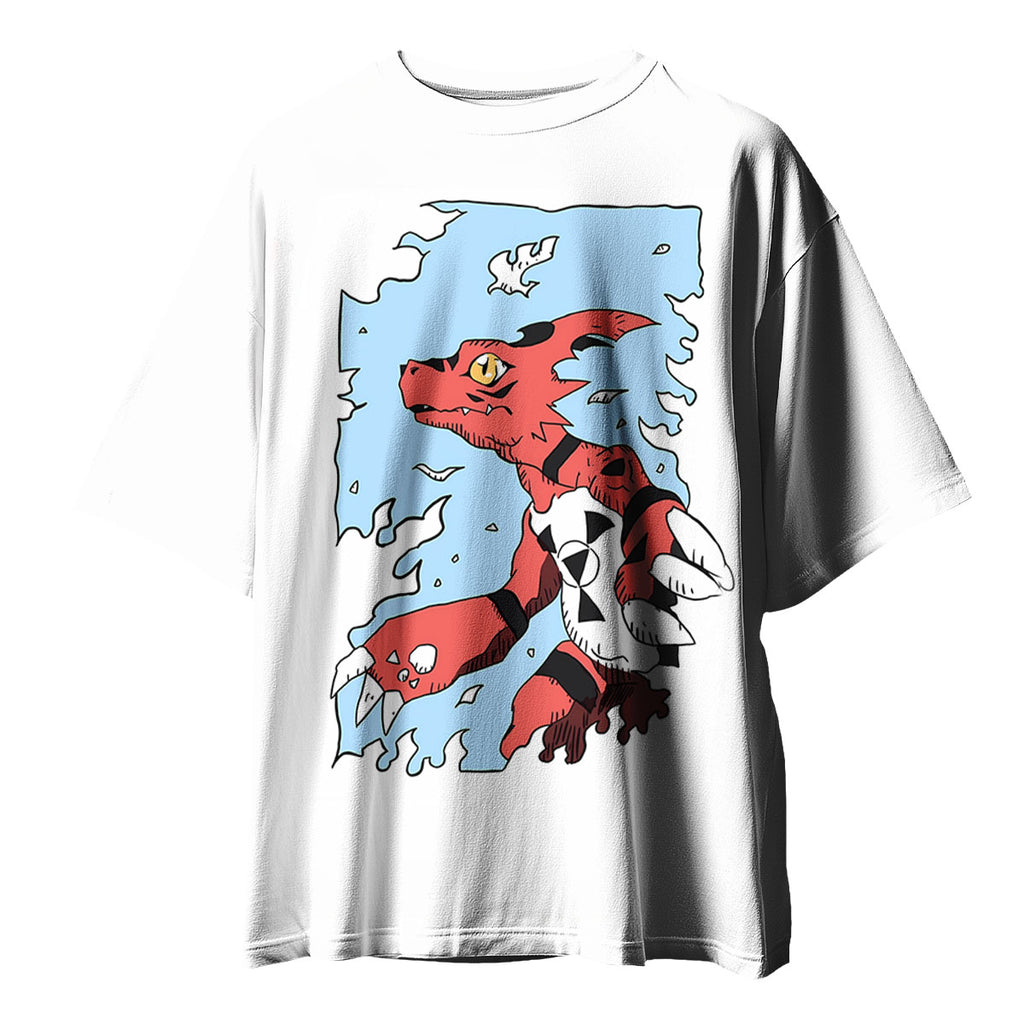 Digimon Adventure Guilmon Red And Black Dragon Anime Apparel