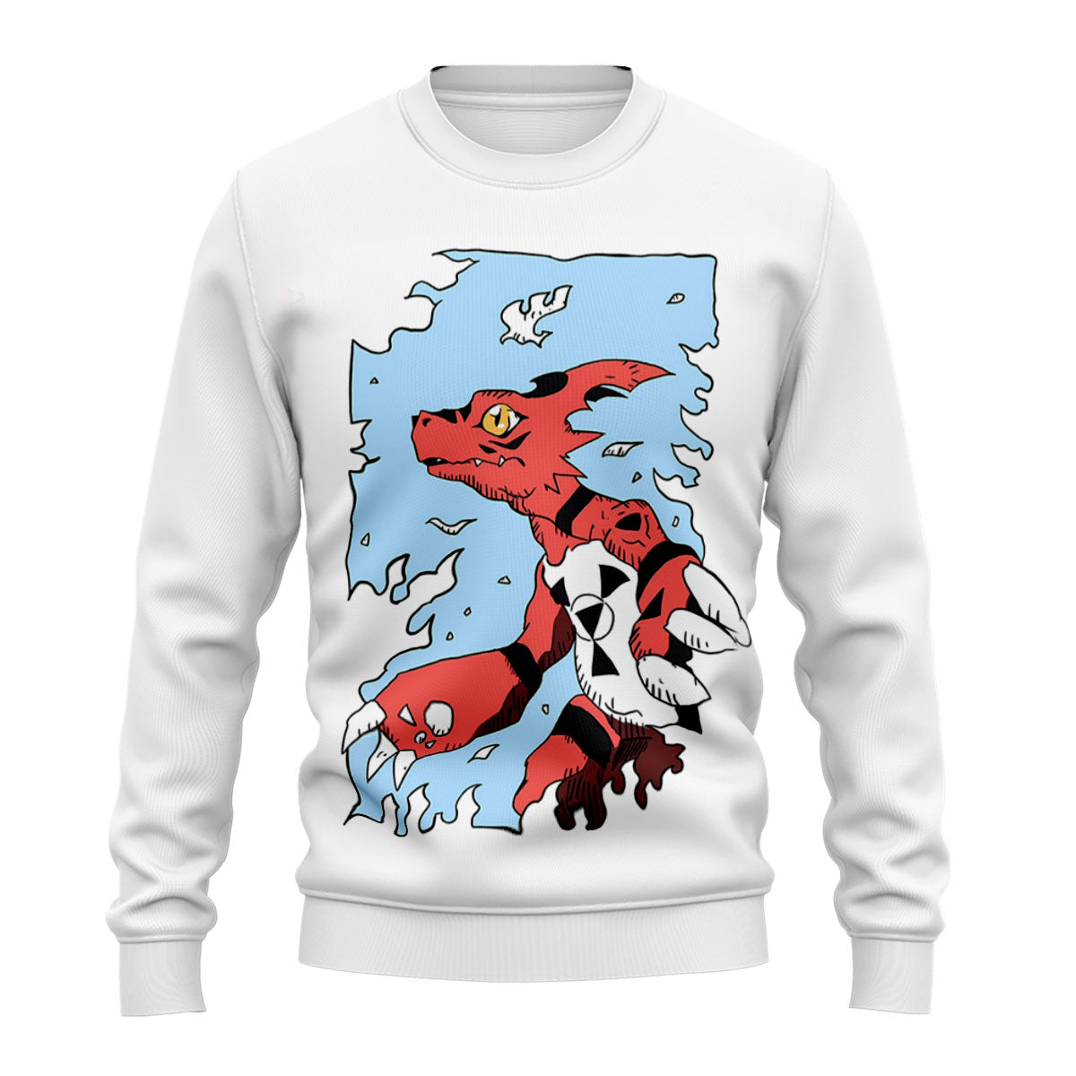 Digimon Adventure Guilmon Red And Black Dragon Anime Apparel