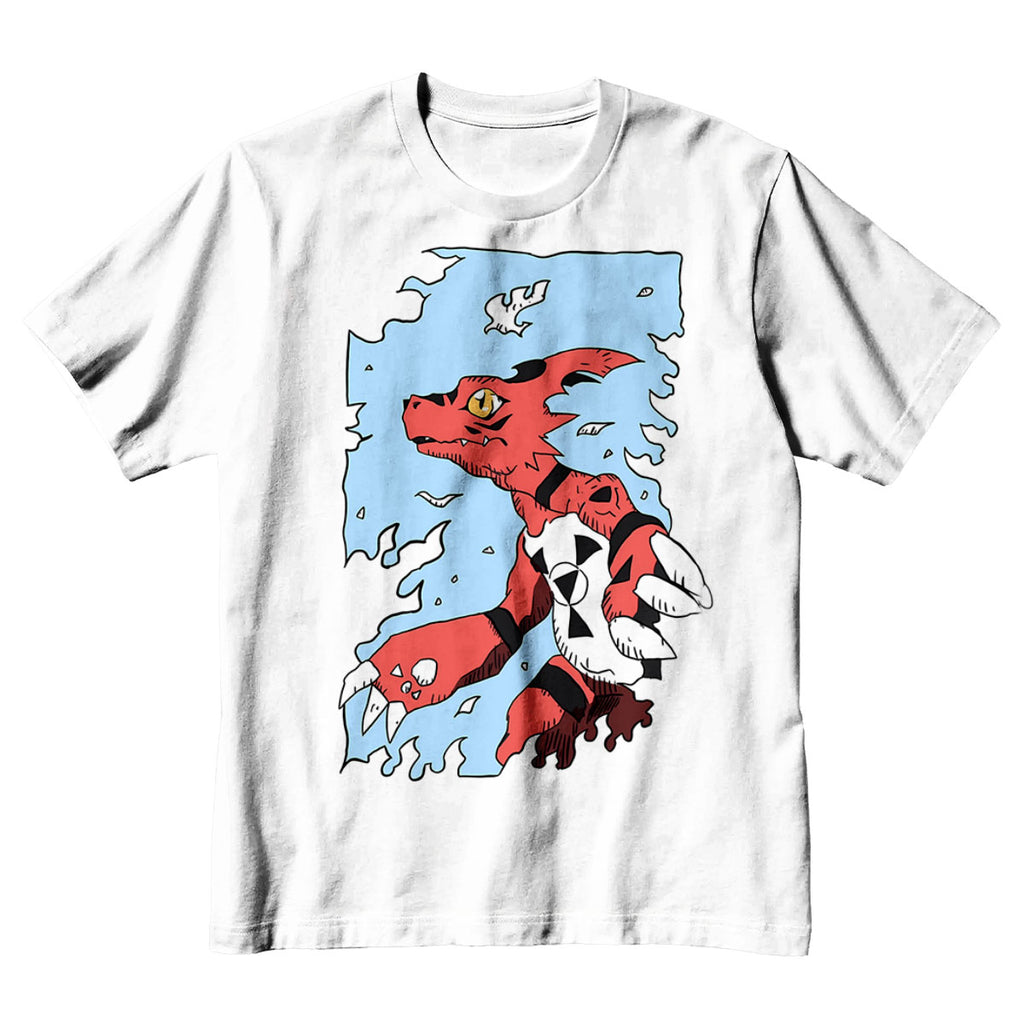 Digimon Adventure Guilmon Red And Black Dragon Anime Apparel