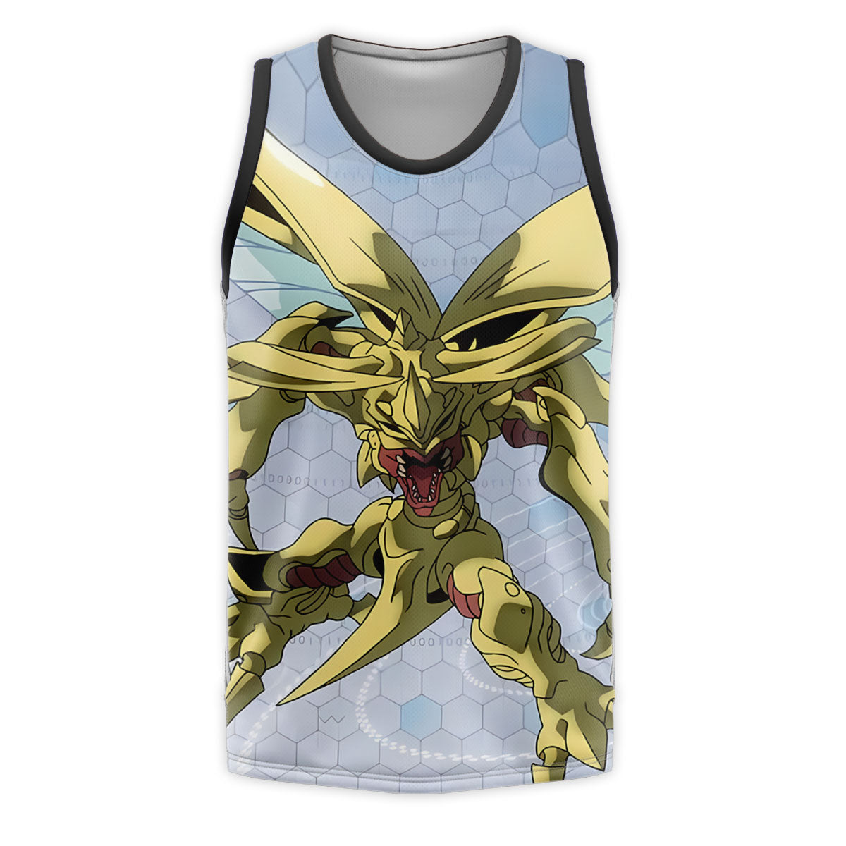 Digimon Adventure Herculeskabuterimon Flying With Yellow Wings Anime Apparel
