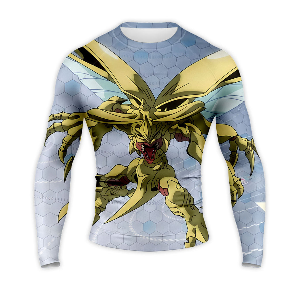 Digimon Adventure Herculeskabuterimon Flying With Yellow Wings Anime Apparel