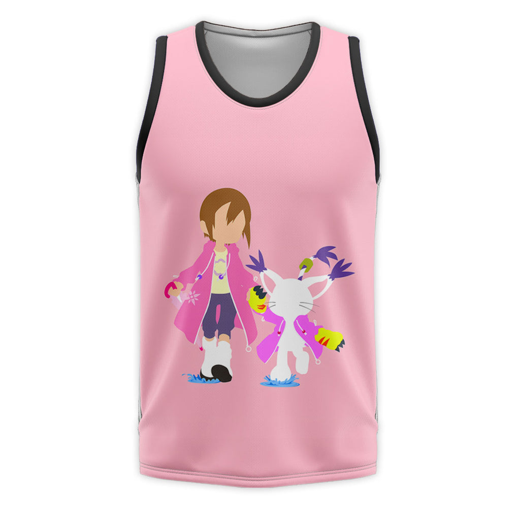Digimon Adventure Hikari And Tailmon In Pink Anime Apparel