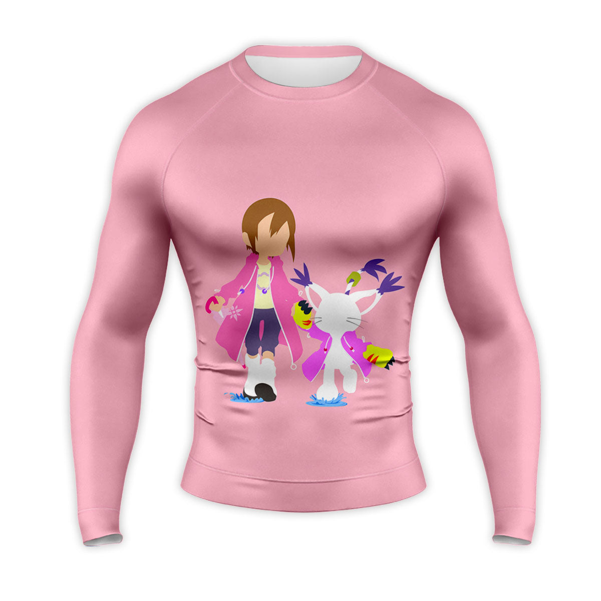 Digimon Adventure Hikari And Tailmon In Pink Anime Apparel