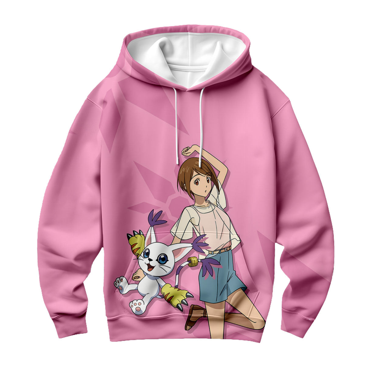 Digimon Adventure Hikari Tailmon Pink Version Anime Apparel