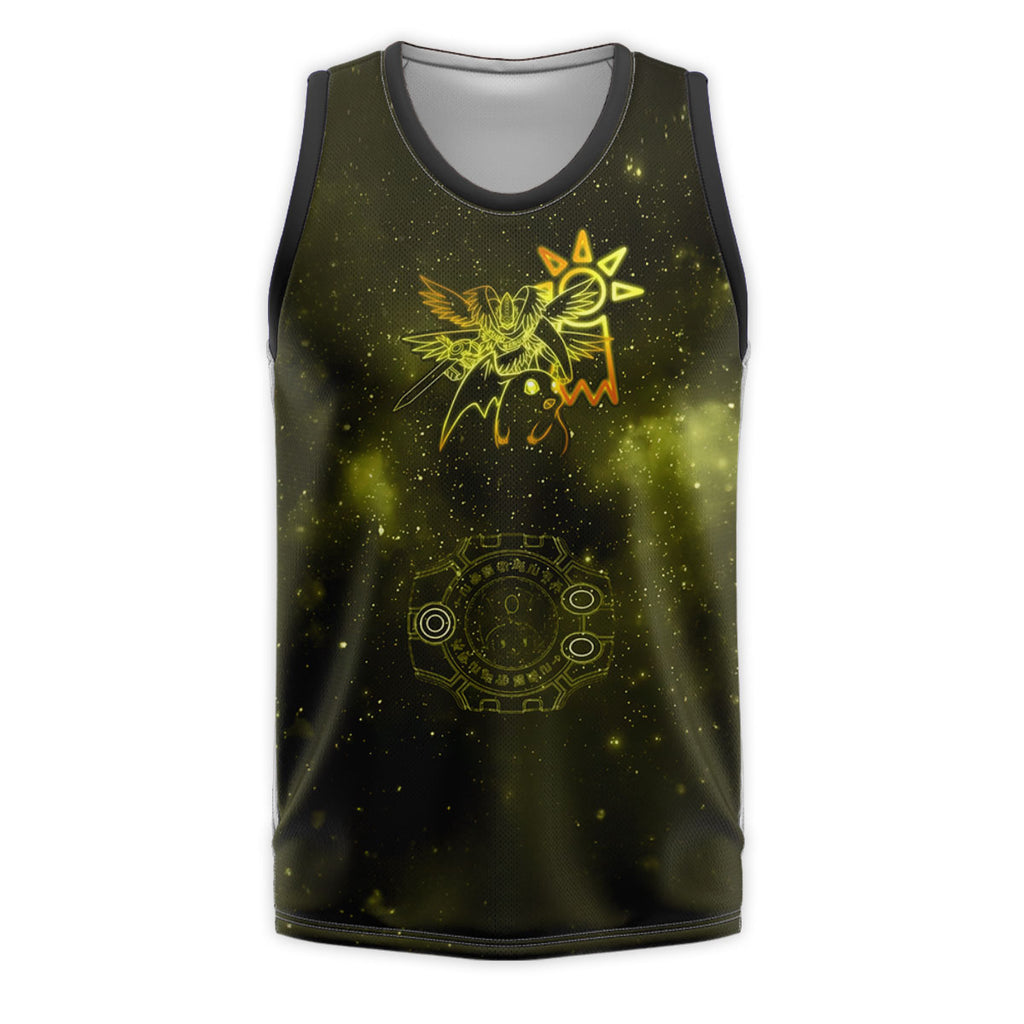 Digimon Adventure Holyangemon Yellow Hope Crest Starry Sky Anime Apparel