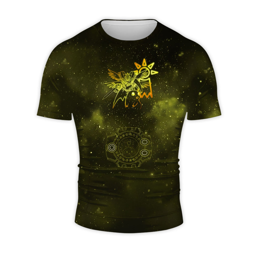Digimon Adventure Holyangemon Yellow Hope Crest Starry Sky Anime Apparel