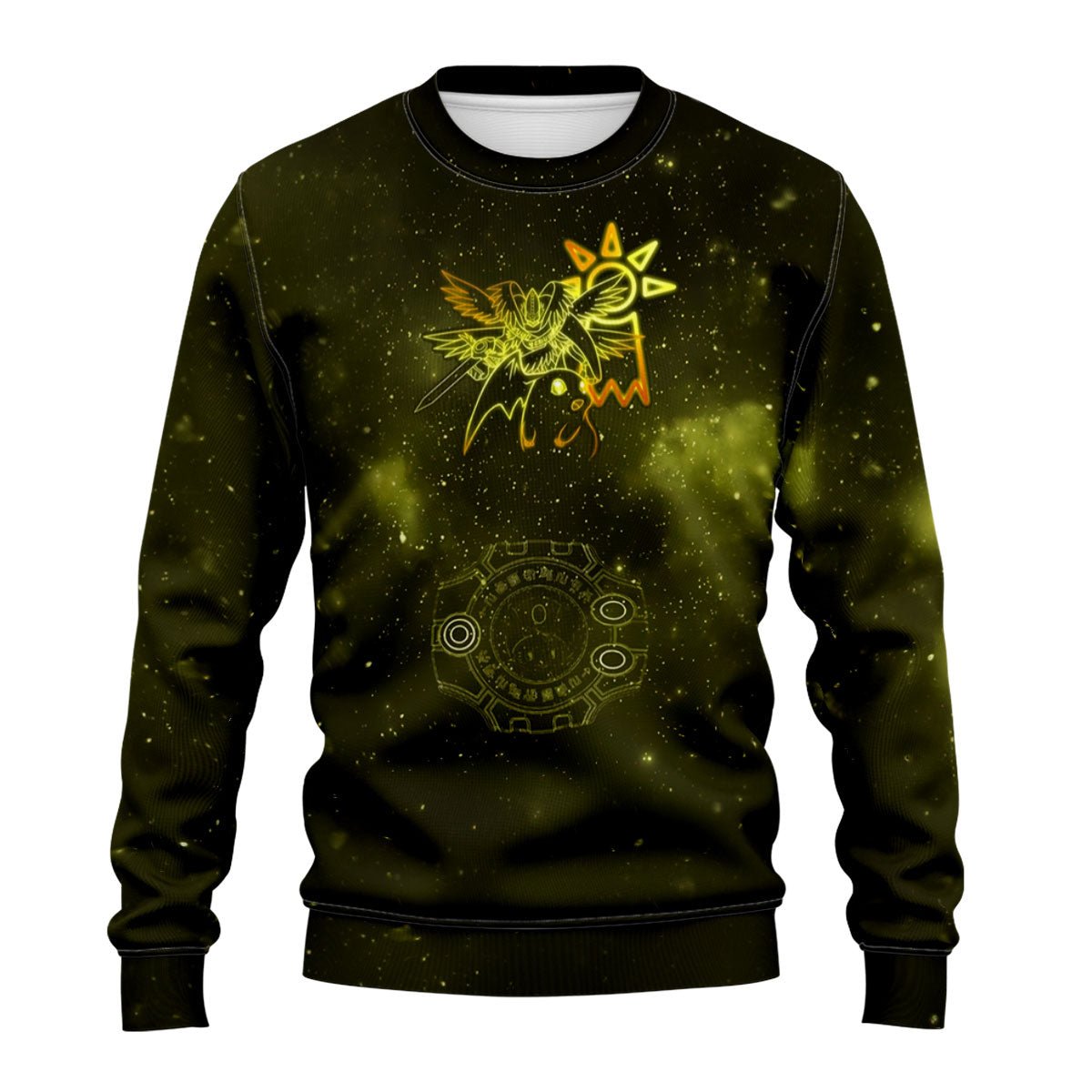 Digimon Adventure Holyangemon Yellow Hope Crest Starry Sky Anime Apparel