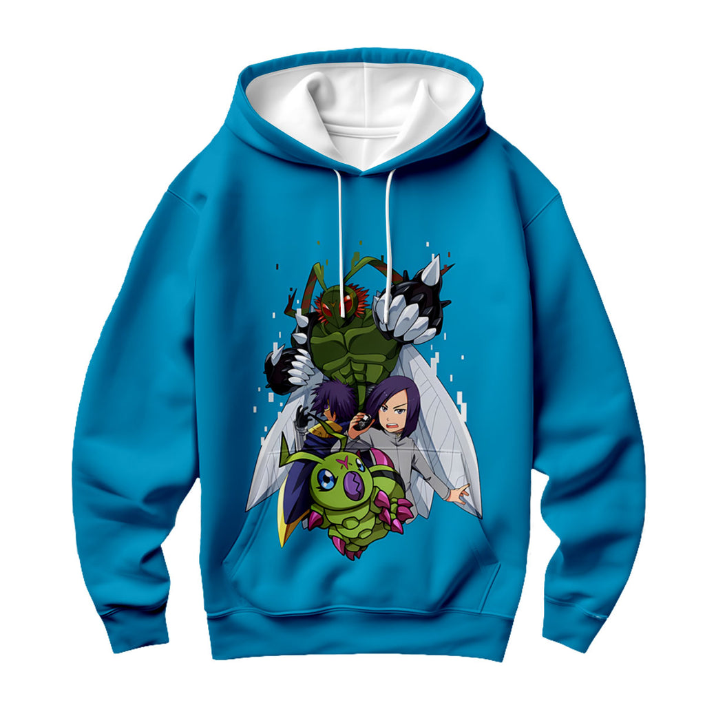 Digimon Adventure Ichijouji Ken And Blue Wormmon Digimon Adventure Anime Apparel