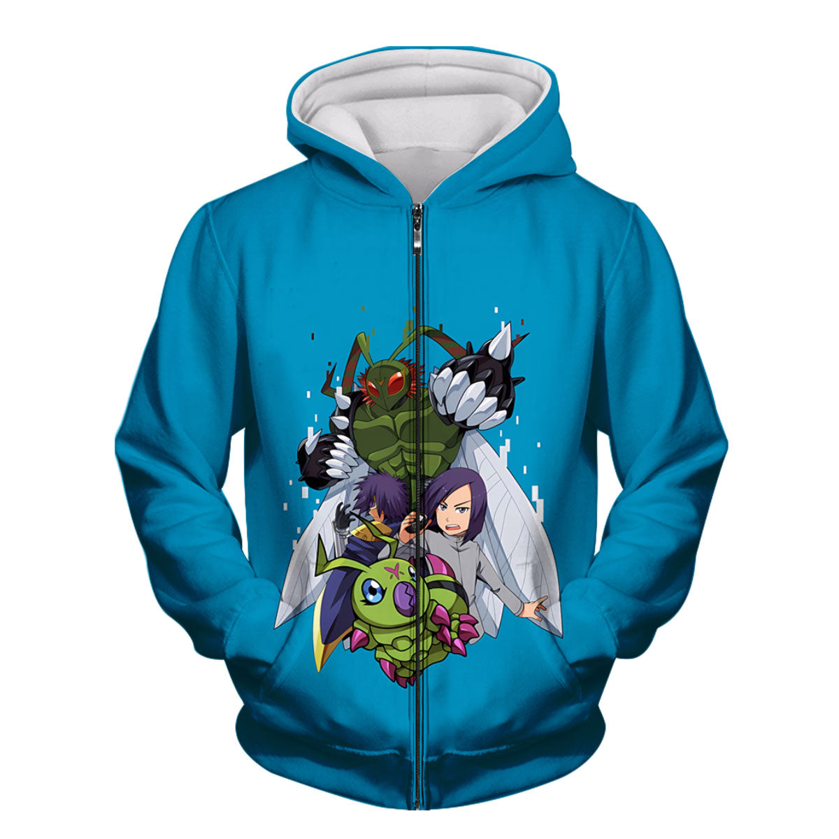 Digimon Adventure Ichijouji Ken And Blue Wormmon Digimon Adventure Anime Apparel