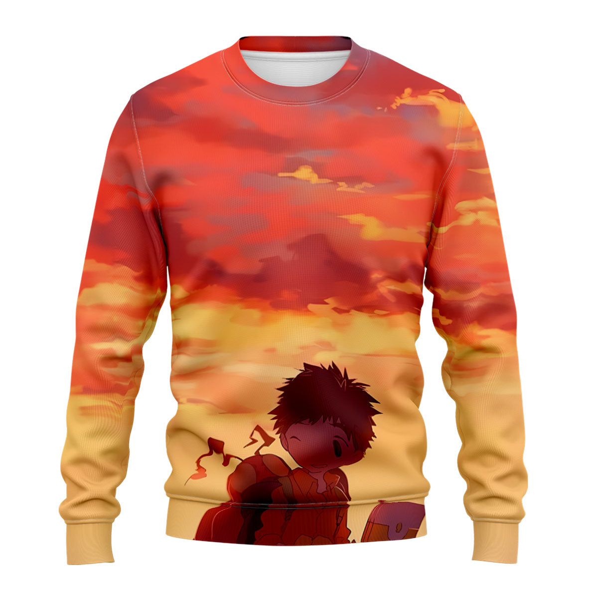 Digimon Adventure Izumi Koushirou Tentomon Under Orange Sunset Anime Apparel