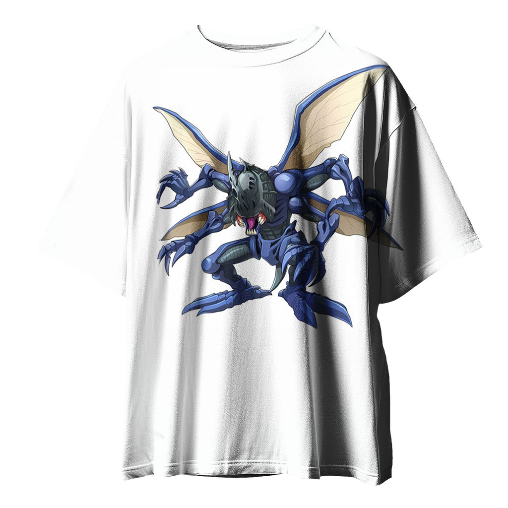 Digimon Adventure Kabuterimon Standing In Blue Armor Anime Apparel