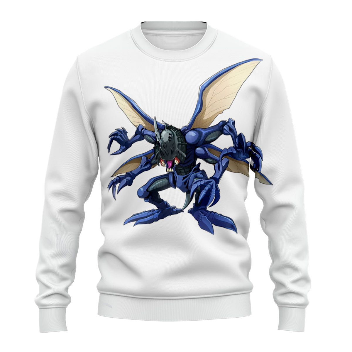 Digimon Adventure Kabuterimon Standing In Blue Armor Anime Apparel