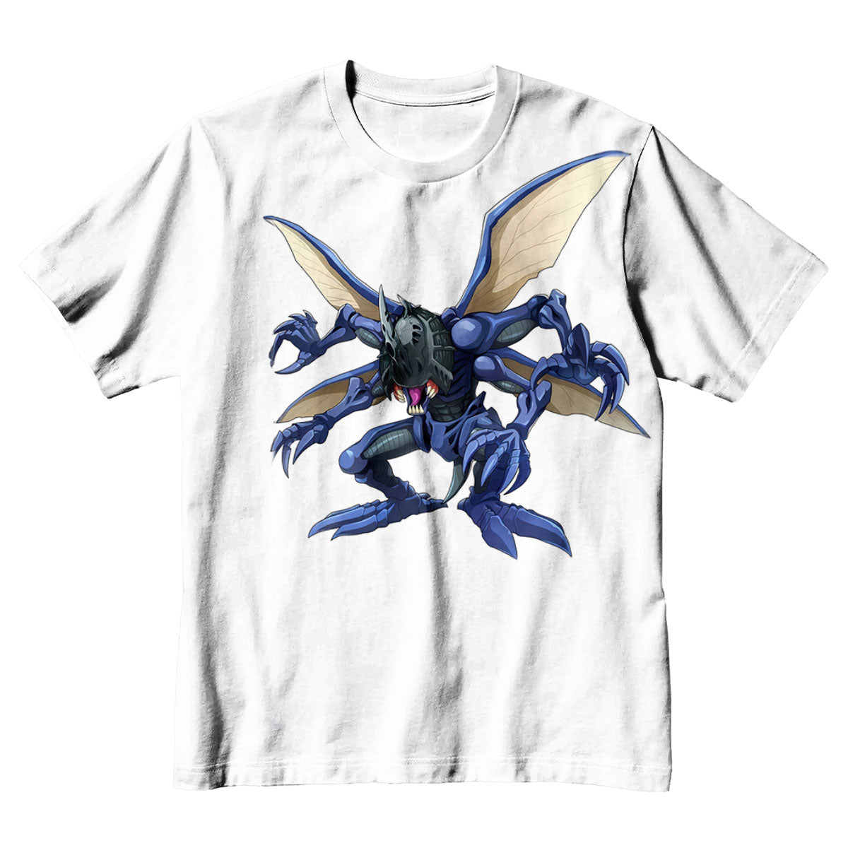 Digimon Adventure Kabuterimon Standing In Blue Armor Anime Apparel