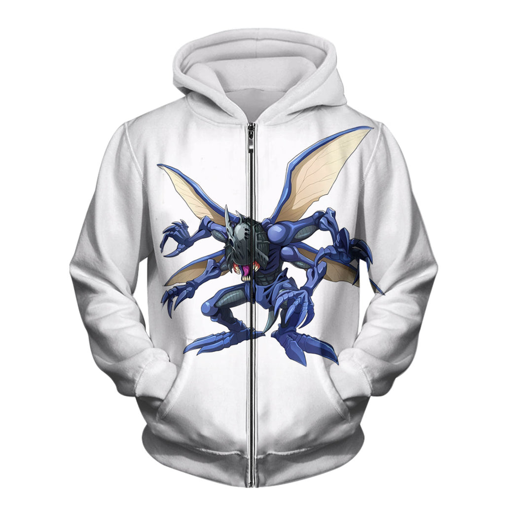 Digimon Adventure Kabuterimon Standing In Blue Armor Anime Apparel