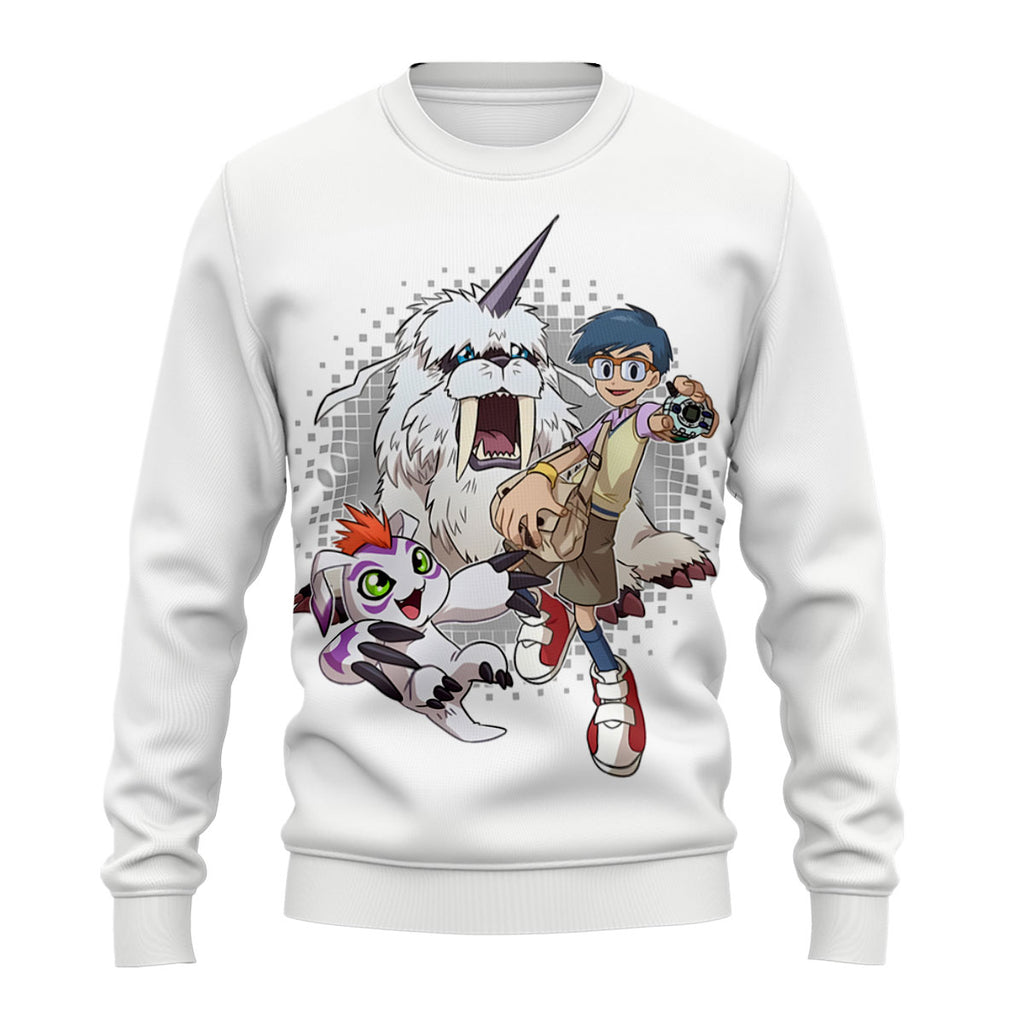 Digimon Adventure Kido Jou And Partner Gomamon Digimon Anime Apparel