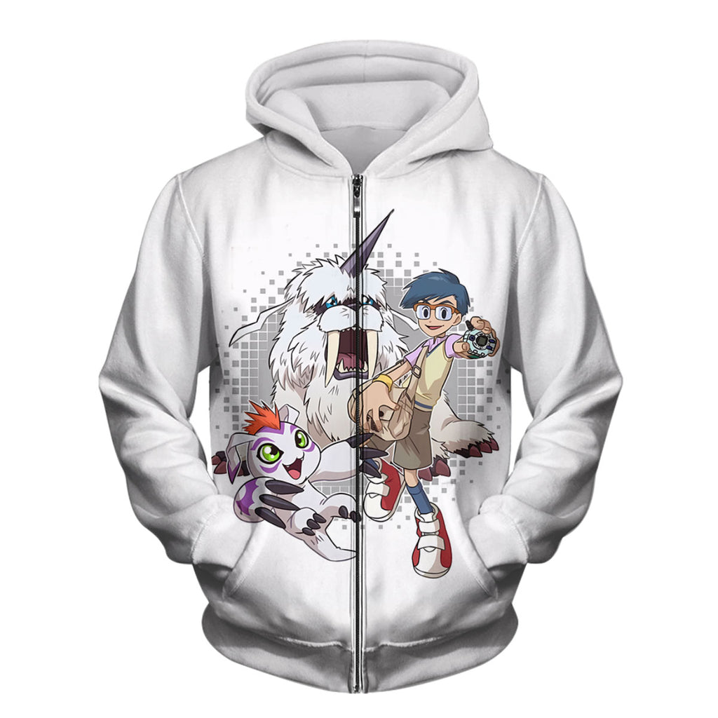 Digimon Adventure Kido Jou And Partner Gomamon Digimon Anime Apparel