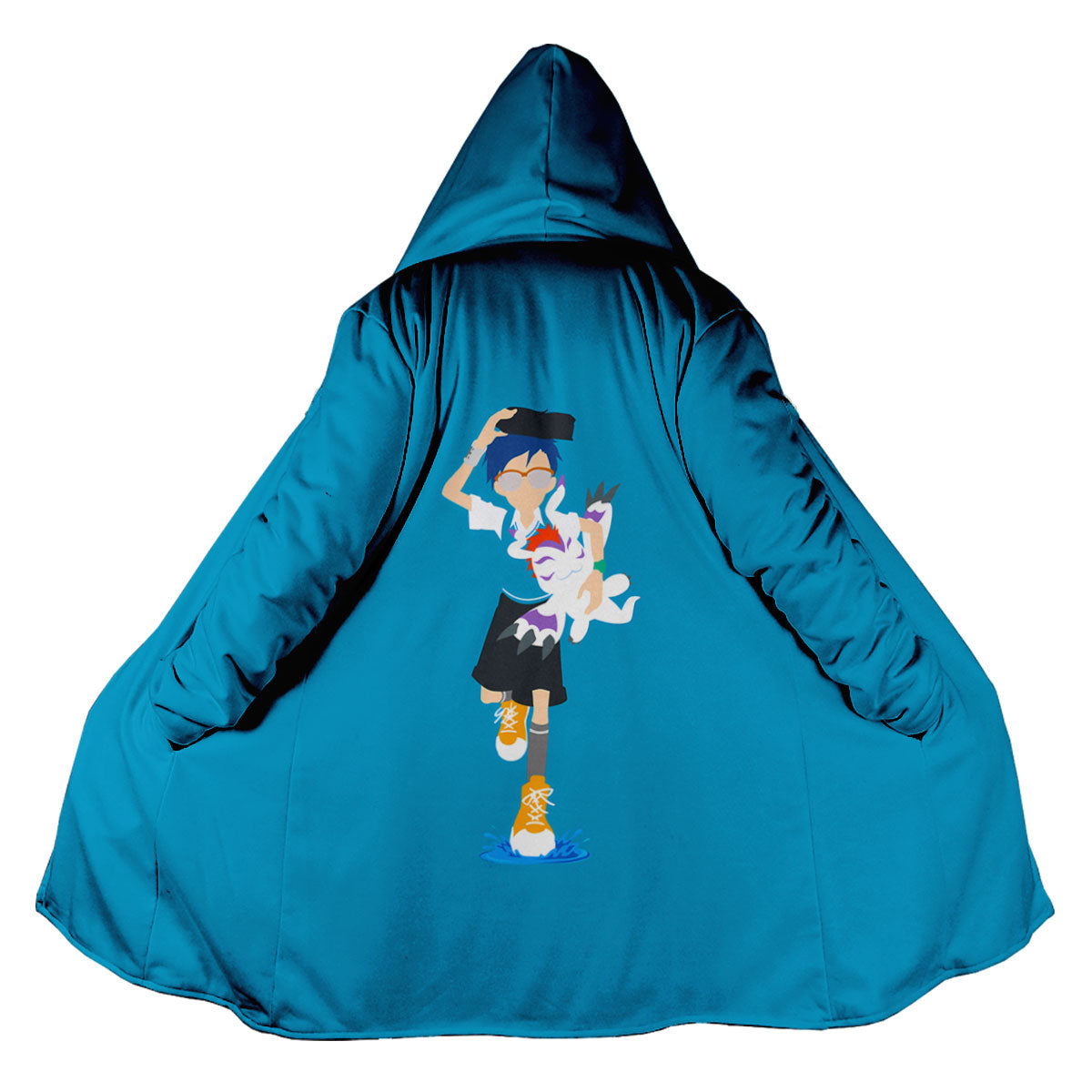 Digimon Adventure Kido Jou Gomamon Blue Form Running Anime Apparel