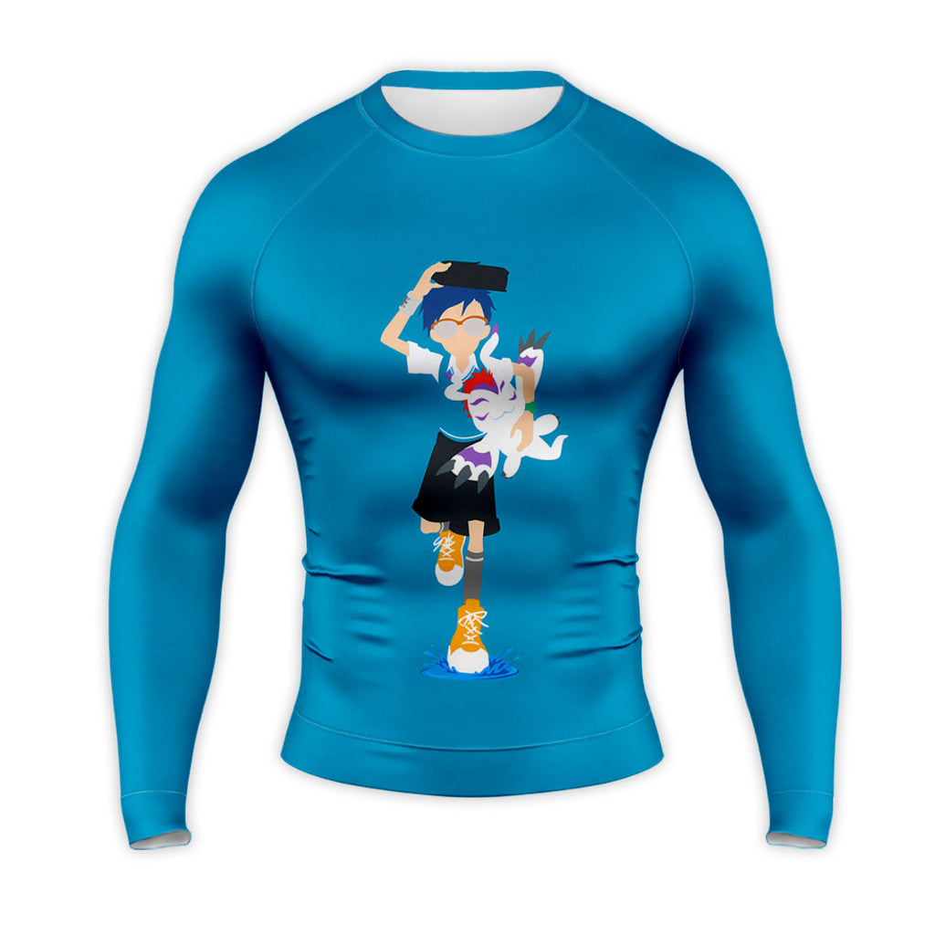 Digimon Adventure Kido Jou Gomamon Blue Form Running Anime Apparel