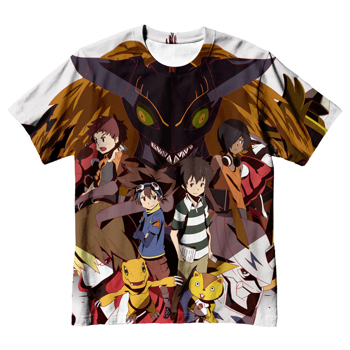 Digimon Adventure Tai Agumon Digidestined With Partner Digimon Anime Apparel