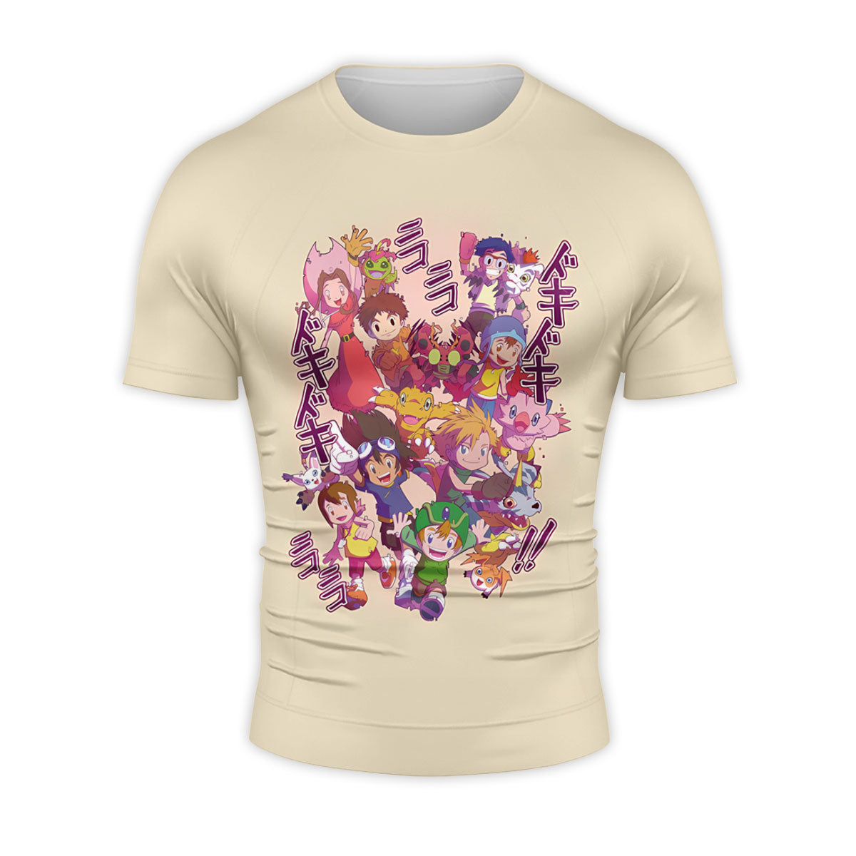 Digimon Adventure Tai And Agumon Evolving In Digital World Anime Apparel