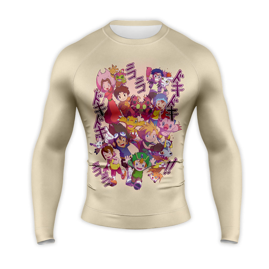 Digimon Adventure Tai And Agumon Evolving In Digital World Anime Apparel