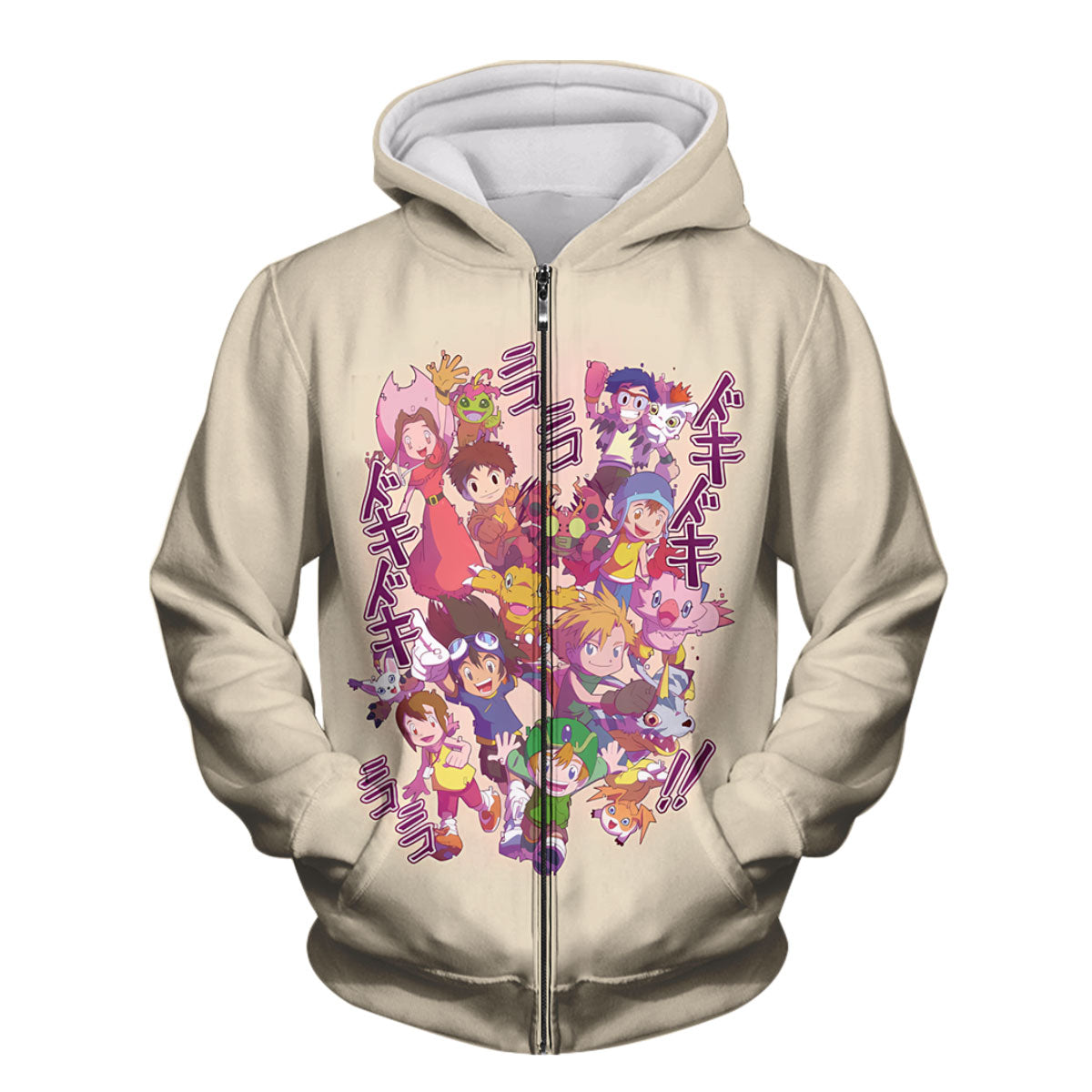 Digimon Adventure Tai And Agumon Evolving In Digital World Anime Apparel