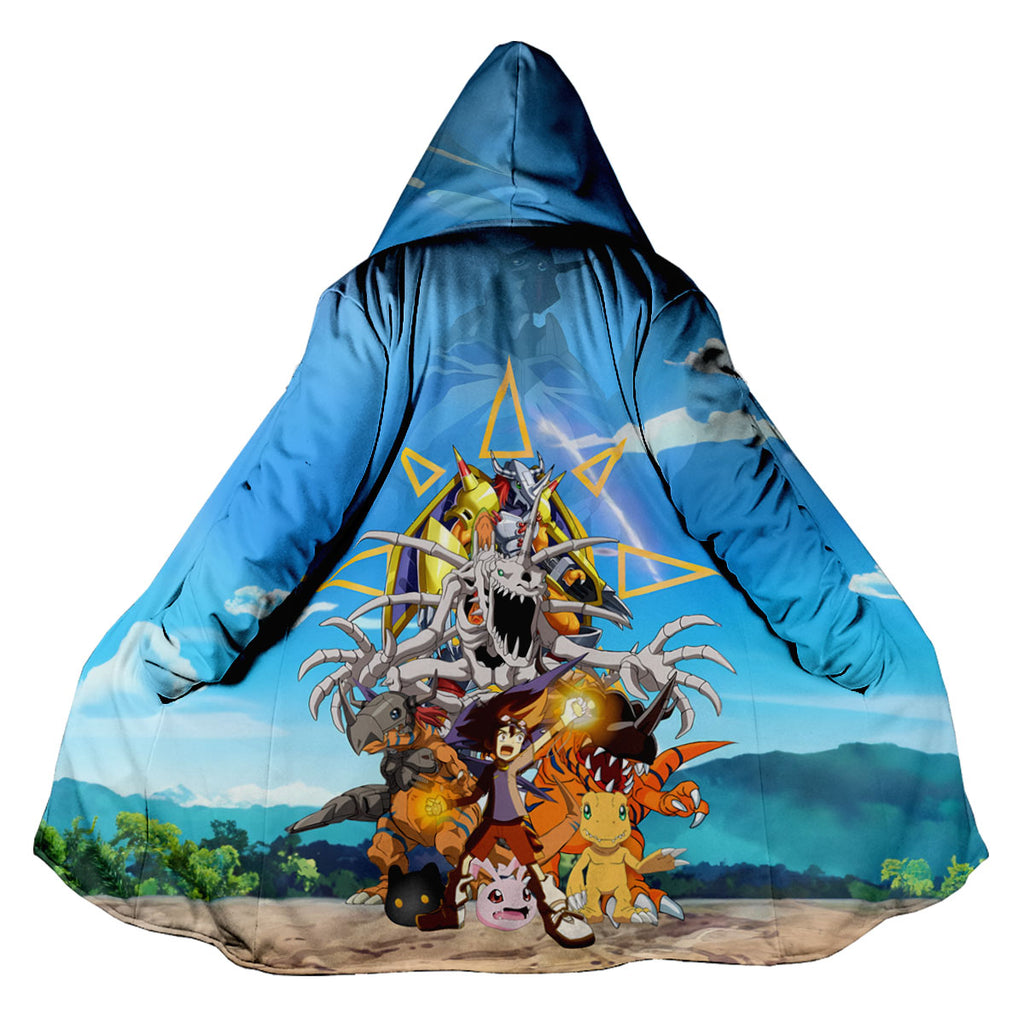 Digimon Adventure Taichi Agumon Evolving In Digital Energy Field Anime Apparel