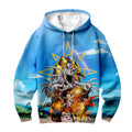 Digimon Adventure Taichi Agumon Evolving In Digital Energy Field Anime Apparel