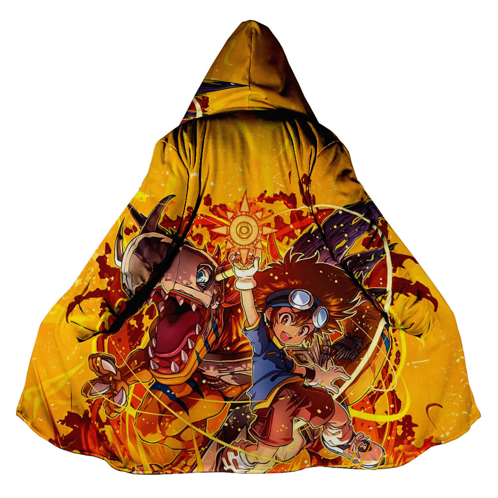 Digimon Adventure Taichi And Agumon In Orange Armor Anime Apparel