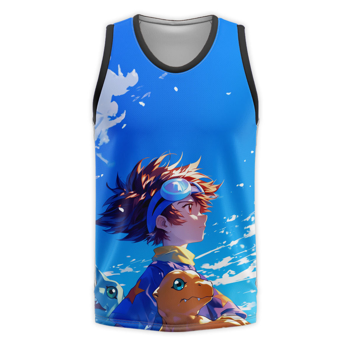 Digimon Adventure Taichi And Agumon Looking Up At Starry Sky Anime Apparel