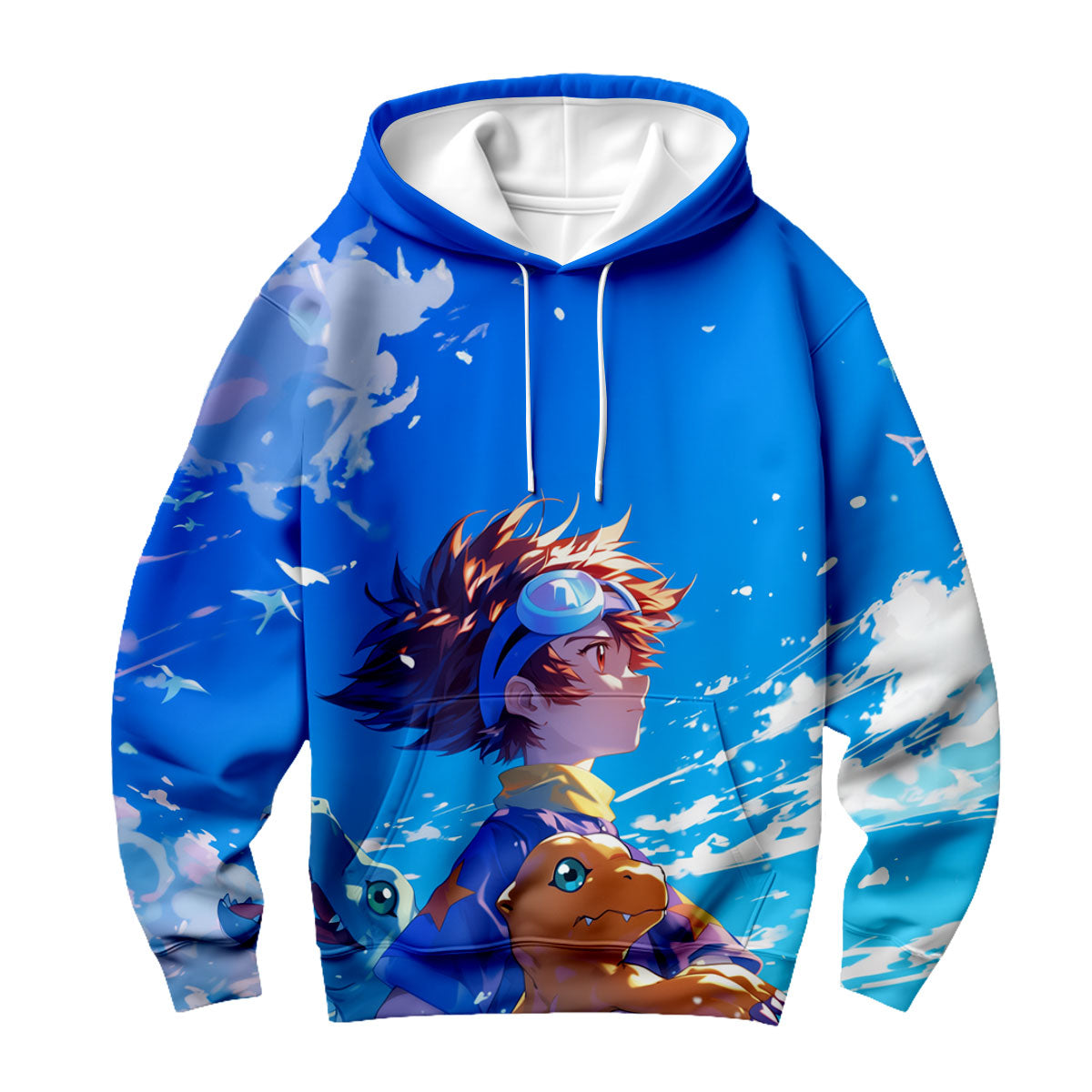 Digimon Adventure Taichi And Agumon Looking Up At Starry Sky Anime Apparel