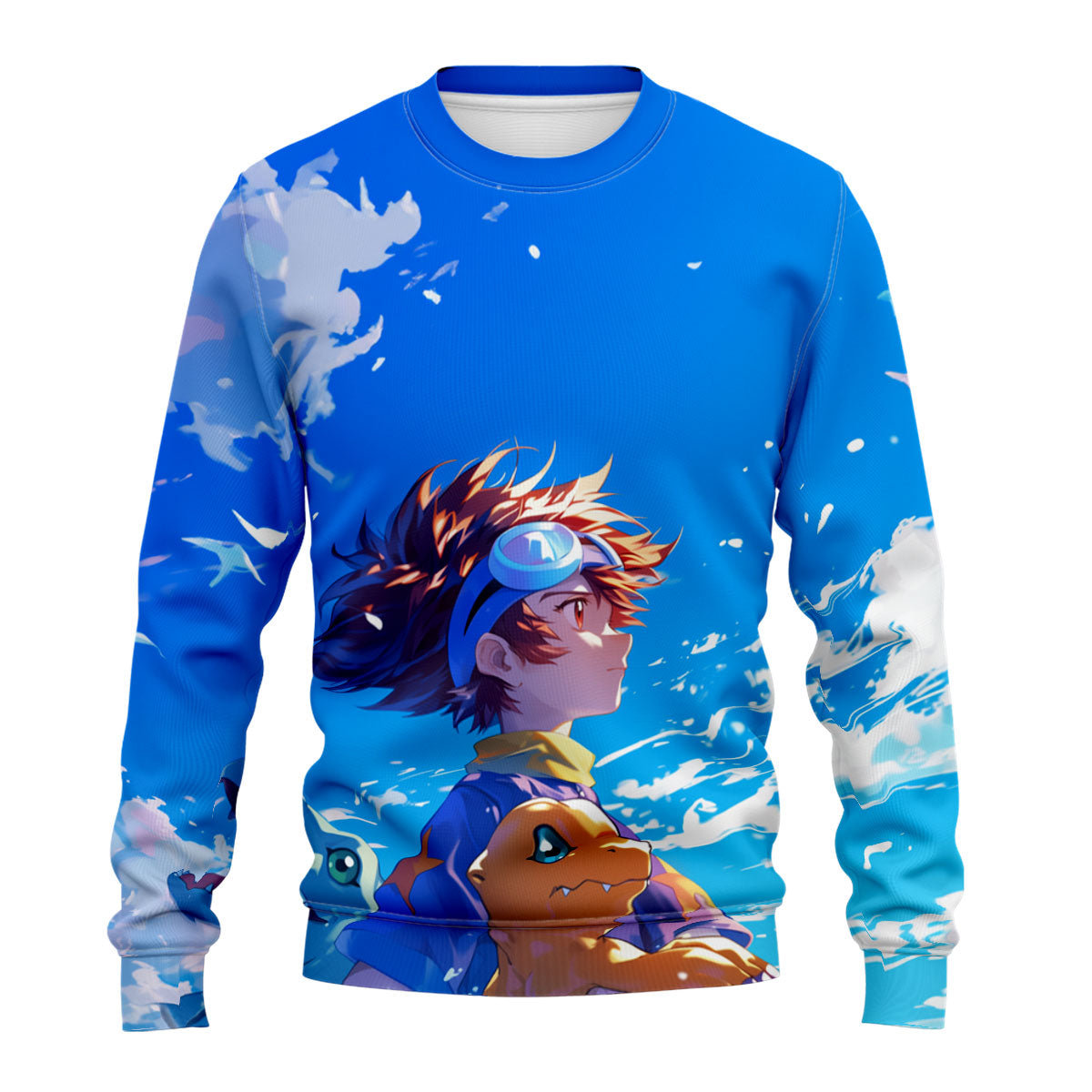 Digimon Adventure Taichi And Agumon Looking Up At Starry Sky Anime Apparel