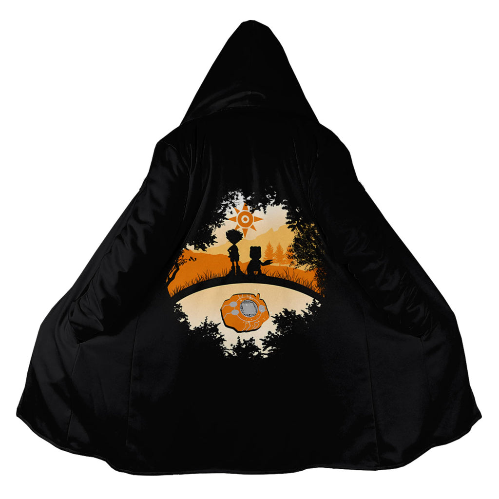Digimon Adventure Taichi And Patamon Orange Outline Anime Apparel